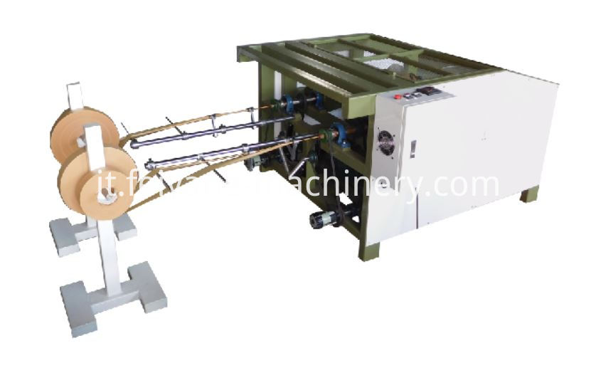 macchina per fare corde di carta ritorta a testa gemella twins head twisted paper rope making machine